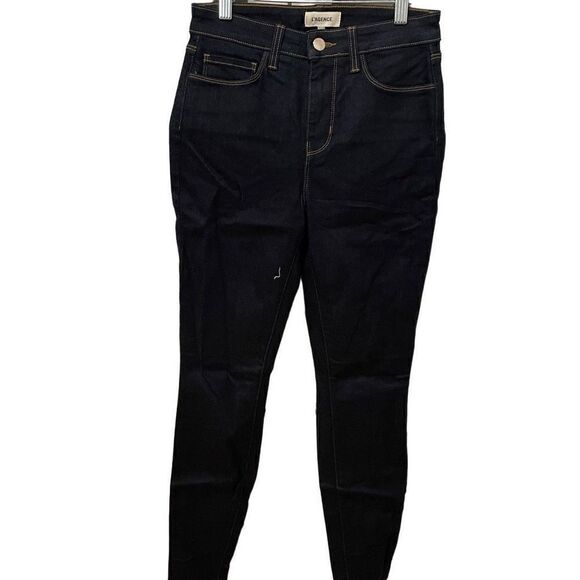 L’Agence Jeans Womens 25 Marguerite High Rise Skinny Leg Dark Wash - Picture 1 of 7
